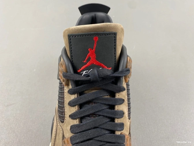 Cheap TB Scott x Air Retro Brown Jordan 4 TS AJ4-882335 Travis 0823